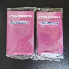 【新品未開封・匿名配送】KCON 2025 トレカケース パスケース 2点セット