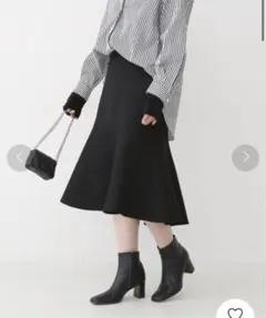 スピックアンドスパン　ニットマーメイドスカート