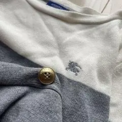 BURBERRY BLUE LABEL バーバリー ワンピース ニット 刺繍ロゴ