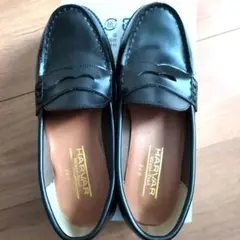 HARVAR ブラック ローファー 22.0cm