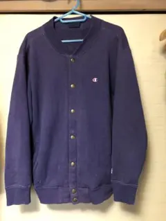 Champion REVERSE WEAVE スナップカーディガン S紫