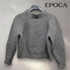 【美品】EPOCA THE SHOP エポカ　ショート丈スリット入りセーター