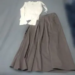 ザラ他ロングスカート+トップスサイズL