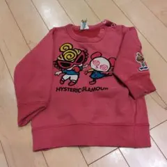 HYSTERIC MINI 赤　トレーナー