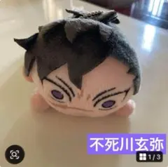 新品⭐️鬼滅の刃 不死川玄弥ぬいぐるみ 寝そべり キーチェーンマスコット