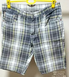 美品 貴重 USED リーバイス 502 レアモデル ショートパンツ W34
