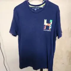 TOMMY HILFIGER ネイビー Tシャツ L