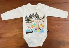 ムーミン柄ロンパース(長袖) 5−12ヶ月