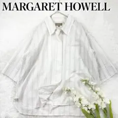 MARGARET HOWELL シャーティングリネン 半袖プルオーバーシャツ - メルカリ