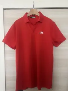ジェイリンドバーグ　ゴルフウェア　半袖シャツ　レッド　美品