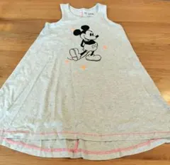 GAP ミッキーマウス 小花刺繍ノースリーブワンピース