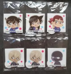 名探偵コナン×不二家ミルキーチョコレート　オリジナル透明シール　6枚まとめ売り