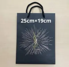 YSL 黒 ショッパー 25cm×19cm ②