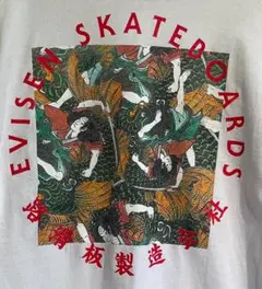 EVISEN エヴィセン スケートボード 浮世絵 ロングスリーブ 白 Lのサムネイル
