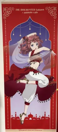 学園アイドルマスター 学マス タペストリー アラビアン アニカフェ 花