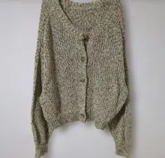 studioCLIP【F】長袖　アウター　厚手　ニット　上品　冬