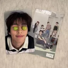 RIIZE ライズ ALLOFYOU アントン トレカ　hmv