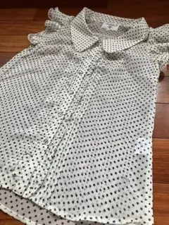 アーノルドパーマーSMサイズ1ドット柄シフォンシャツ