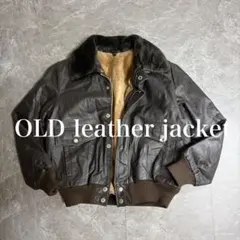 レザージャケット ブラウン