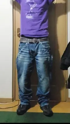 fuckthisindustry punkandyo バギーデニム パンツ