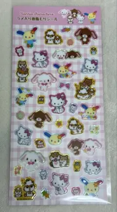 ラメ入り樹脂もりシール　ヘイセイデザイン　サンリオ