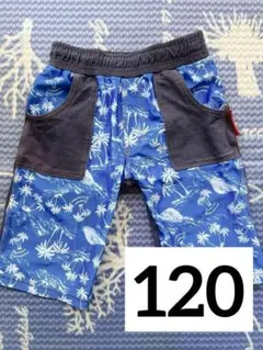 【120】子供用水着 男の子 ブルー 水泳 プール 海水浴