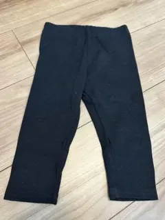 黒の80サイズベビーレギンスのサムネイル