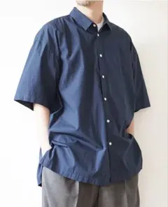 美品25ss ATON COTTON LAWN OVERSIZED SHIRTのサムネイル