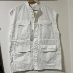 【値下げ中】DISCOAT スタンドネックミリタリーベスト　ユニセックス