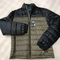 Naturelyteキルティングジャケット LL オリーブグリーン/ブラック新品