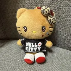 ハローキティ ぬいぐるみ キーホルダー ヒョウ柄