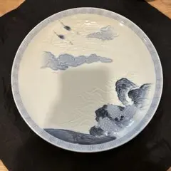 富士山 桜 陶器皿 日本製 2600周年記念 noritake飾り皿 美品 希少