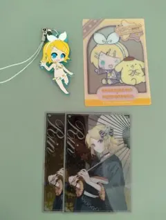 鏡音リン　ラバーストラップ　クリアカード　まとめ売り
