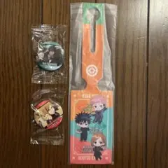 呪術廻戦 くら寿司コラボ　ラゲージタグ　缶バッジ 伏黒甚爾 釘崎野薔薇