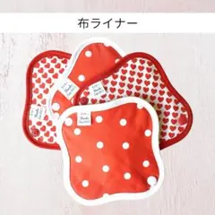布ライナー　4枚　かぶれ冷え、下着のシミ汚れ対策♪オーガニック　リネン　ワッフル