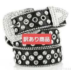 ブリンブリン　ベルト ウエスタン ギラギラ ブラック　パンクロック　コスプレ
