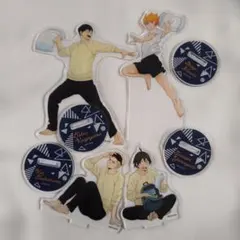 セット／ハイキュー!!烏野高校合宿アクスタ(日向翔陽、影山飛雄、月島蛍、山口忠）