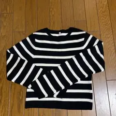coca クロップド丈 ニットセーター (L)