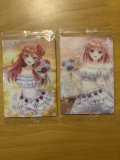 (超メルカリ市限定価格)五等分の花嫁 ウエハースカード 【No.25&22 】