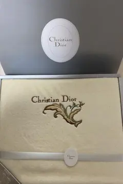 Christian Dior 刺繍デザイン毛布 140×240cm