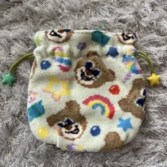 フェイラー　ラブラリー　テディ ハッピーポップニコ　巾着ポーチ