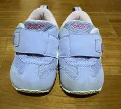 ASICS ベビーシューズ 13.0CM ピンク　パープル