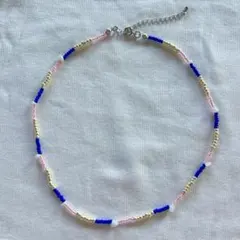 ビーズネックレス　ビーズアクセサリー　ネックレス　チョーカー　天然石