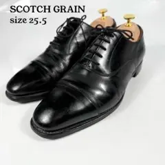 美品】SCOTCH GRAIN スコッチグレイン Uチップ 2859 ブラック - メルカリ