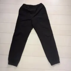 UNIQLO 裏起毛ブラック ロングパンツ 150