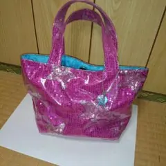 ゆみちゃん様専用☆コキュ ミニトートバッグ スパンコール