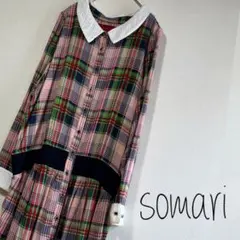 somari オシャレウォーカー　ワンピース　羽織