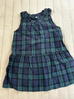 無印良品　チェック柄ワンピース 90サイズ