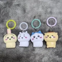 ちいかわ ハチワレ うさぎ くりまんじゅう めじるし キーホルダー 4点セットD