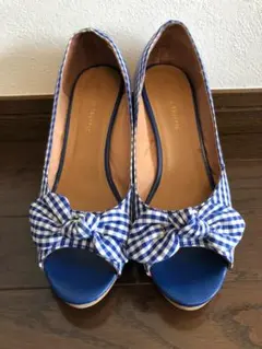 ★値下げ★オリエンタルトラフィック 40 ギンガムチェックパンプス